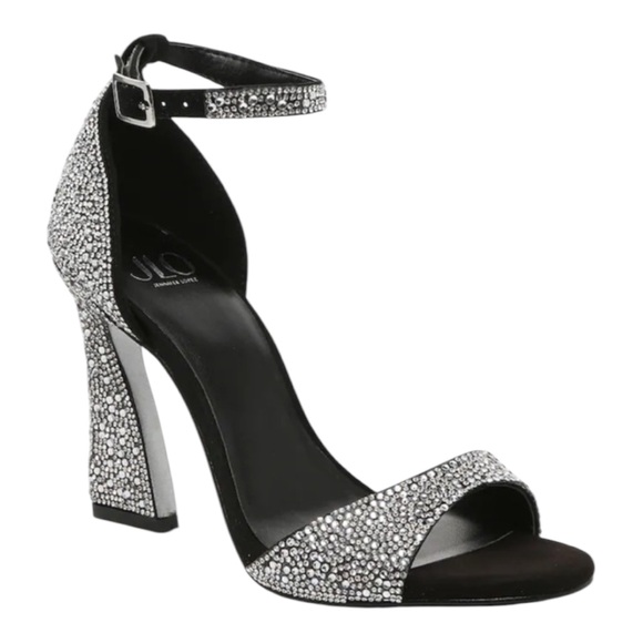 Jennifer Lopez Irma Rhinestone Sandals - Picture 1 of 10